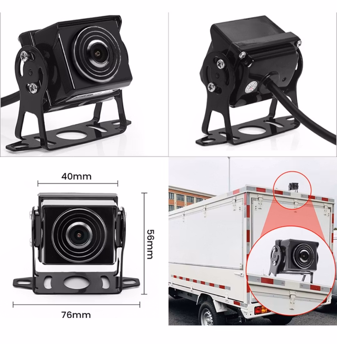 (12volt---36 volt) 7"  dvr monitor med främre & backkamera, carplay,android auto,GPS,blåtand, FM sändare,multimedia spelare