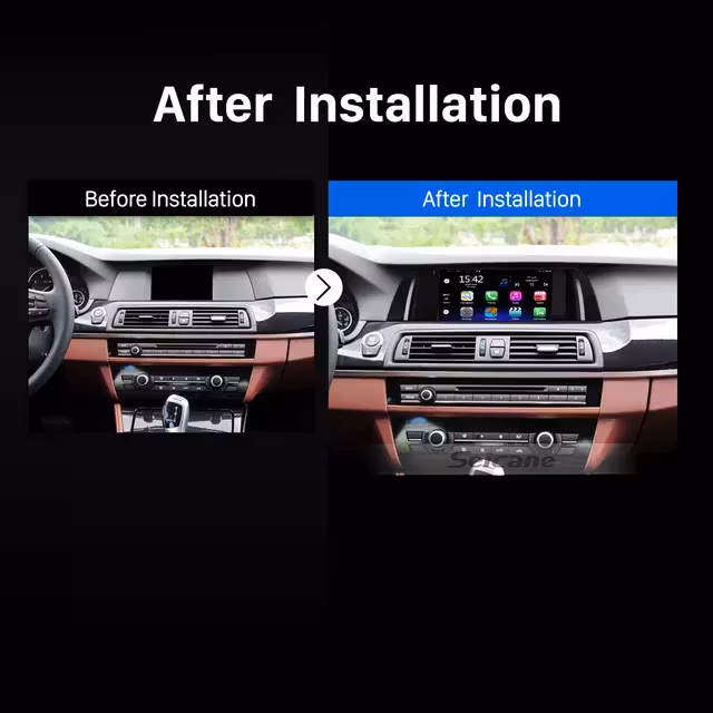 9"android 10, bilstereo  BMW 5 serie F10/F11 NBT system (2013---2017) gps, wifi,32gb,android  auto,carplay, blåtand Rds