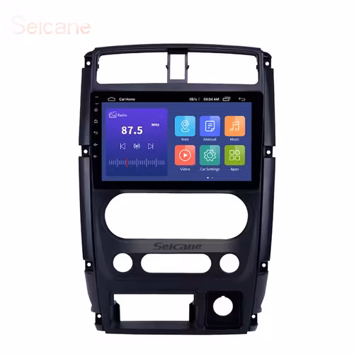 9"android 10,bilstereo Suziki Jimny (2007--2012) gps, carplay  wifi  Android auto, 32GB blåtand, RDS