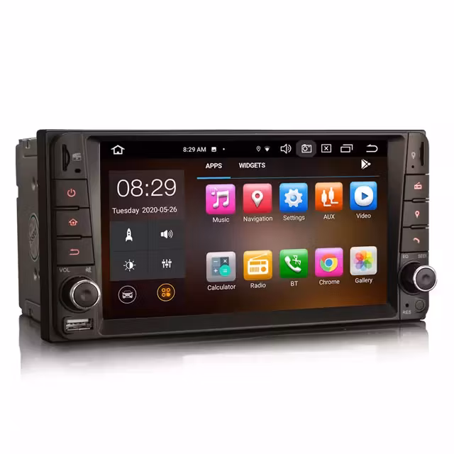 6,95" Android 10,bilstereo Toyota corolla ,Rav4,Hilux,Land Cruiser,Avanza