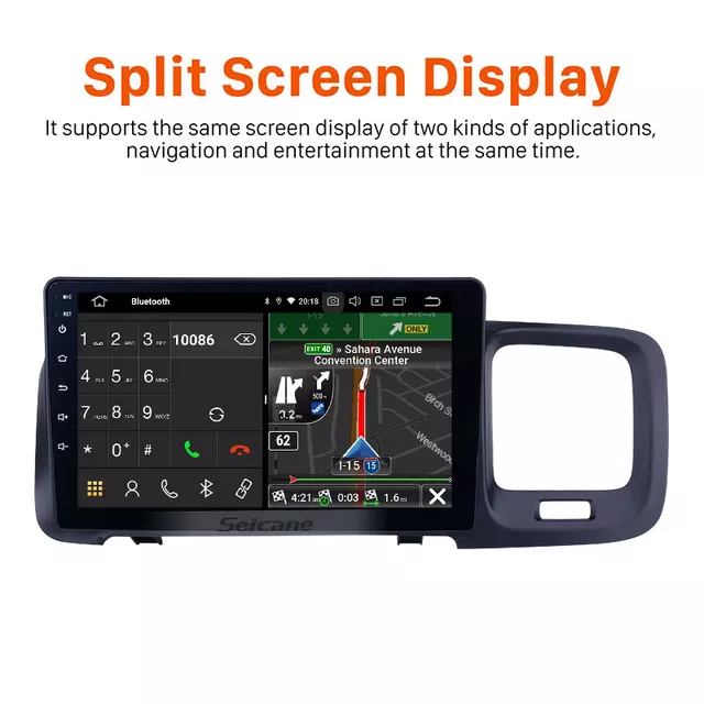 9"  Android 10 bilstereo Volvo v60 S60(2011--2013)  gps carplay ,blåtand, wifi  android auto,dsp 32GB ,4GSIM