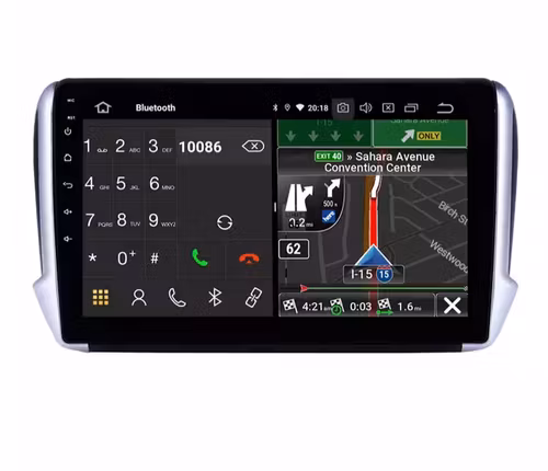 10,1"android 10  bilstereo Peugeot 2008( 2014---2016) 10 1" android 10  bilstereo Peugeot  2008 (2014---2016) gps, 32gb carplay  android auto   blåtand