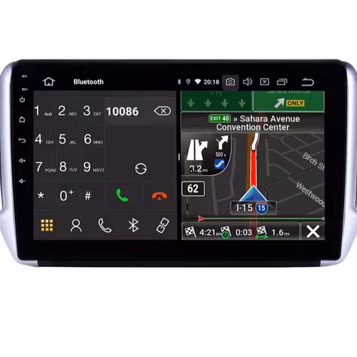10,1"android 10  bilstereo Peugeot 2008( 2014---2016) 10 1" android 10  bilstereo Peugeot  2008 (2014---2016) gps, 32gb carplay  android auto   blåtand