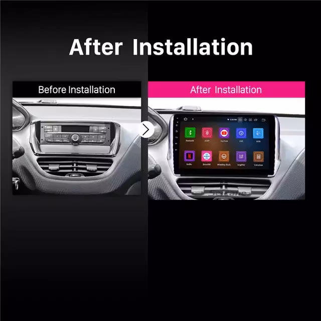 10,1"android 10  bilstereo Peugeot 2008( 2014---2016) 10 1" android 10  bilstereo Peugeot  2008 (2014---2016) gps, 32gb carplay  android auto   blåtand