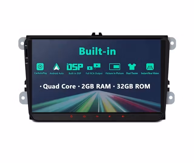 9"android 11, bilstereo  VW CADDY,TOURAN,GOLF,TIGUAN , T5( 2003--2015) GPS Wifi,32gb RDS, carplay, android auto