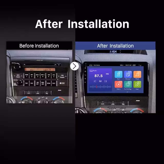 10,1 " android 10, bilstereo  Toyota Tundra(2006----2013) wifi,32gb,android auto,carplay,blåtand, rds,gps