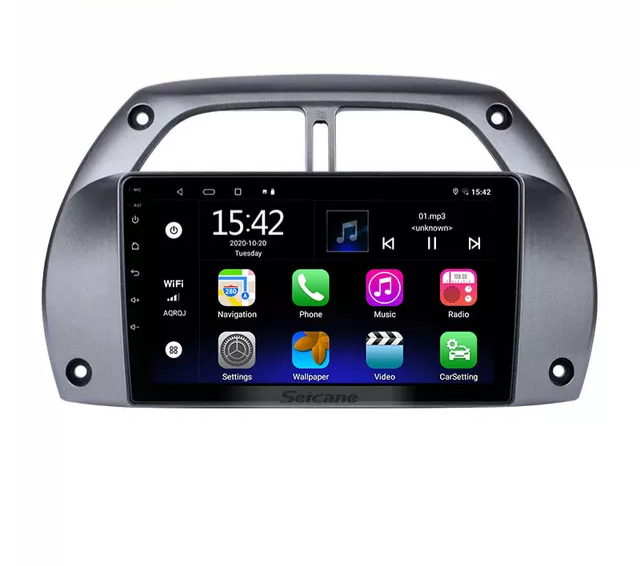 9"android 10,bilstereo Toyota Rav4(2001--2006) wifi, gps,bluetooth, 32GB, rds, carplay, android auto