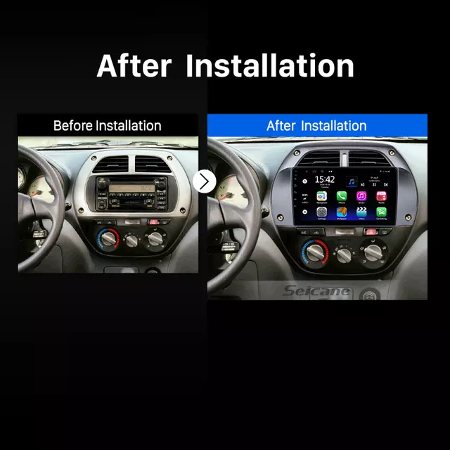 9"android 10,bilstereo Toyota Rav4(2001--2006) wifi, gps,bluetooth, 32GB, rds, carplay, android auto