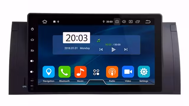 9"android 10,BMW  E39 bilstereo, 4+64GB