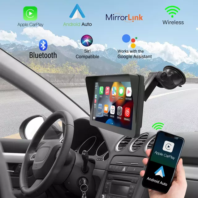 7"android  multimedia spelare(12volt---36volt)