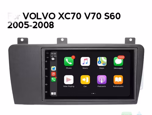 7"android 12 bilstereo volvo v70,xc70,S60 (2005---2008) RDS,carplay ,android auto, RAM:2GB,ROM:32GBGPS,Rattkontroll  4GSIM,