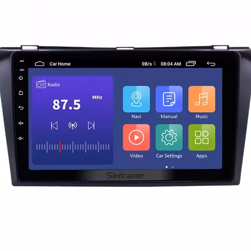 9"android10   bilstereo Mazda 3 (2004--2009) gps,carplay, androidauto, RDS, WiFi ,32GB,Blåtand)