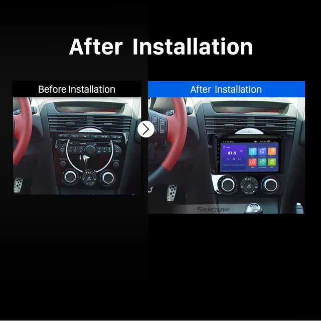 7"android 20,bilstereo  Mazda RX8(2003 ---->) gps,wifi, 32GB, blåtand, android auto, carplay gps,
