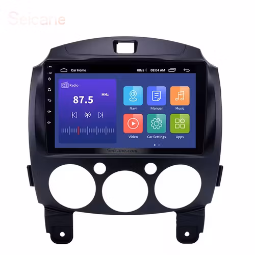 9"android 10 bilstereo Mazda 2 (2003 ---->) 32GB, CARPLAY  ANDROID AUTO, blåtand Rds gps