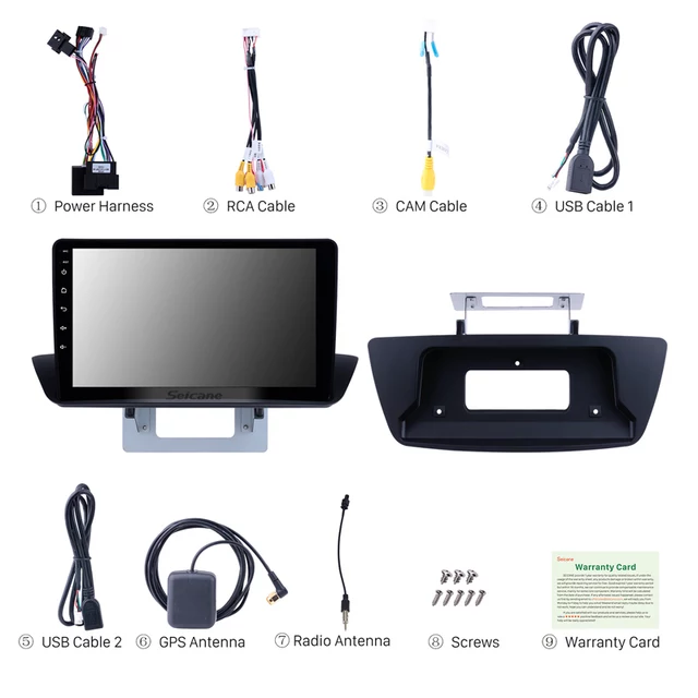 9"android 10,bilstereo  Mazda BT-50 ( 2002---2018) gps wifi  blåtand, android auto, RDS, carplay 32GB