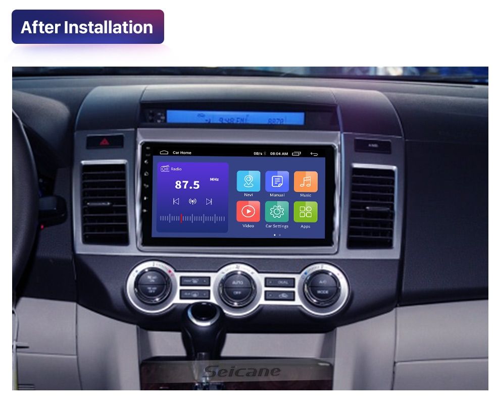 9"android 10,bilstereo  Mazda 8 (år 2011) gps wifi, carplay android auto, 32gb, blåtand