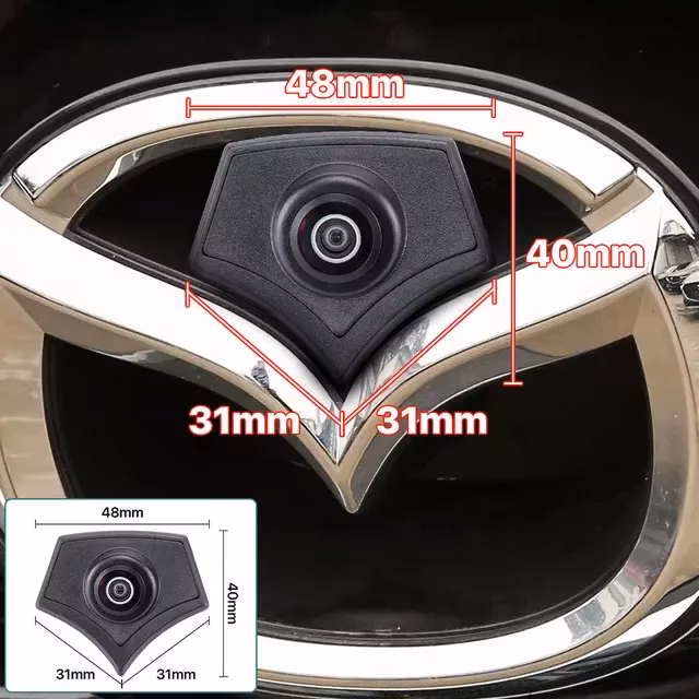 170 grader vattentät  Frontkamera ,Mazda 2,3,4,5,6,cx4,cx-5,cx-7,cx-8