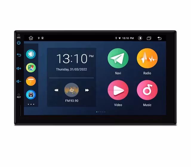 7"android 11, universal dubbel Din bilstereo  ,pekskärm, gps  32gb ROM ,  Dsp,carplay, android auto, rds,blåtand, wifi