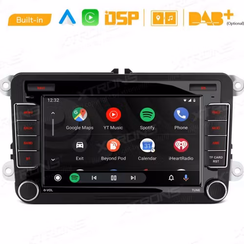 7"android 11, bilstereo Vw  Amarok Beetle,Caddy,Passat ,Bora,T5 ( 2