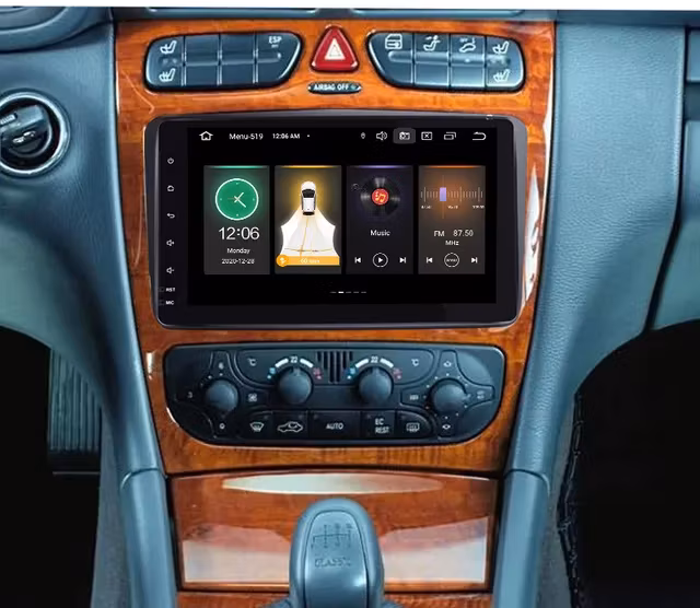 9"android 11  ,Mercedes  Benz CLK W209 C209 W168 W203 Viano W463 Vito Vaneo (1998-2006 ) Carplay, stereo,gps,android auto Bluetooth, DSP ,16Gb Rds