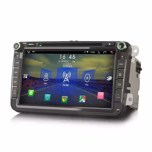 8"android 11,bilstereo  VW Sharan Tiguan Seat Altea Skoda Super(2004---2015) Dvd spelare,gps, wifi, 32GB, blåtand, carplay, android auto, RDS, DSP