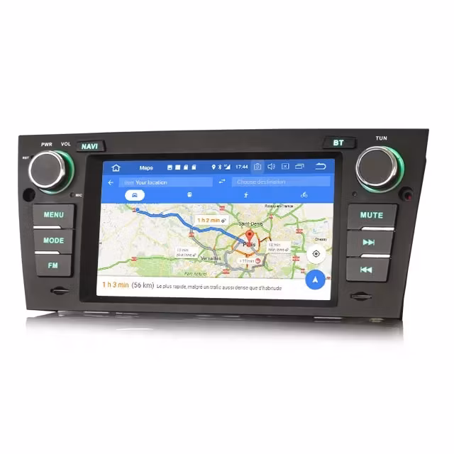 7"android 11,bilstereo  BMW 3-SERIE,  E90,E91,E92,E93,M3 (2005---2012) gps, wifi  32GB, android auto, carplay  DSP, blåtand Rds