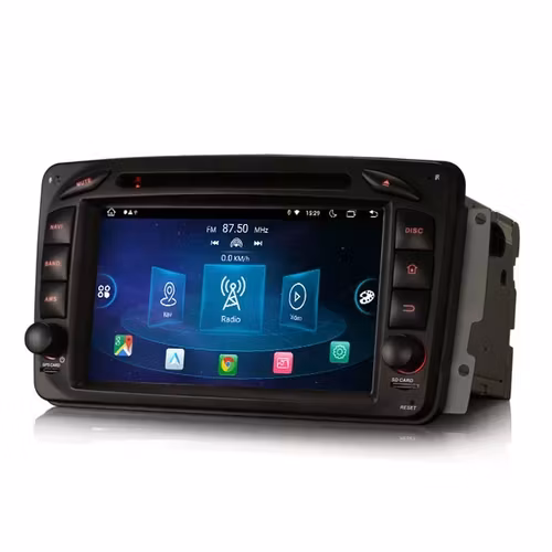 7"android 11,bilstereo Mercedes Benz  C klass, Clk,Viano,Vito , G -klass ( 2000--2006) gps ,wifi ,carplay ,android auto , 64gb, rds