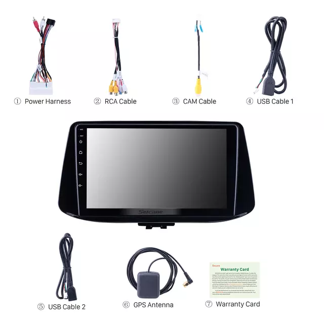 9"android 10  ,bilstereo Hyundai i30  (2018--2019) gps wifi carplay android auto 32gb Blåtand DSP