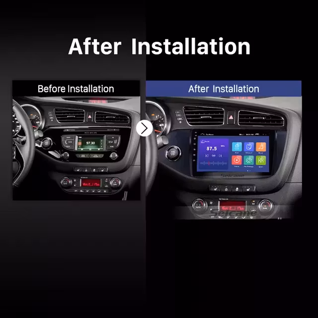 9"android 10, bilstereo  Kia Ceed (2012----2017) gps wifi  carplay android auto 32gb  Blåtand RDS,DSP