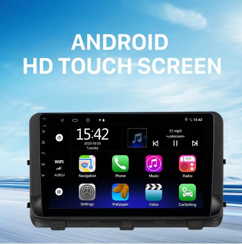 10,1" android 10, bilstereo  Kia Ceed ( 2018--- 2022) gps wifi carplay android auto 32gb Blåtand RDS DSP