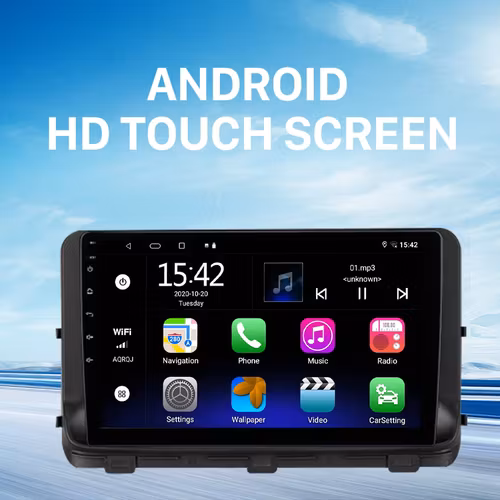 10,1" android 10, bilstereo  Kia Ceed ( 2018--- 2022) gps wifi carplay android auto 32gb Blåtand RDS DSP