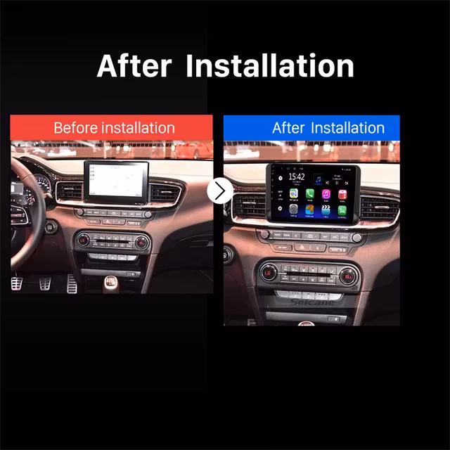 10,1" android 10, bilstereo  Kia Ceed ( 2018--- 2022) gps wifi carplay android auto 32gb Blåtand RDS DSP