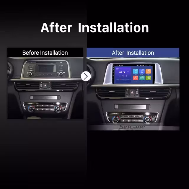 9"android 10  bilstereo  kia K5 år 2016   gps 32gb Dsp carplay android auto blåtand wifi