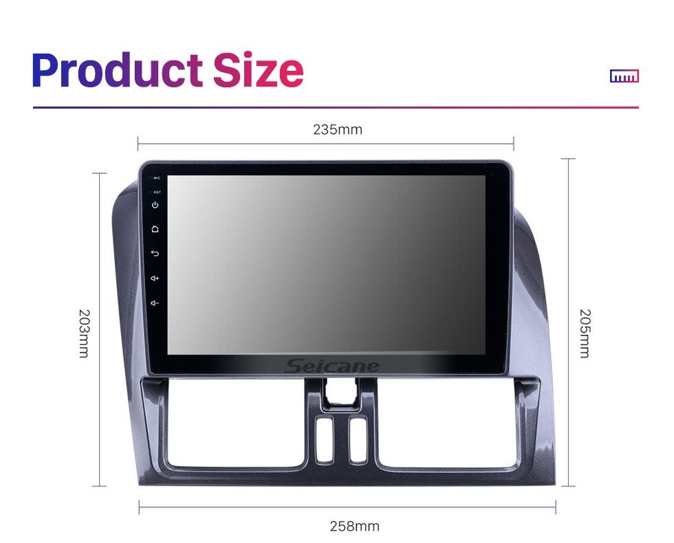 9"android 11, bilstereo  Volvo xc60(2008--2013) wifi, gps ,carplay, blåtand ROM: 32GB,RAM:2GB 4G LTE