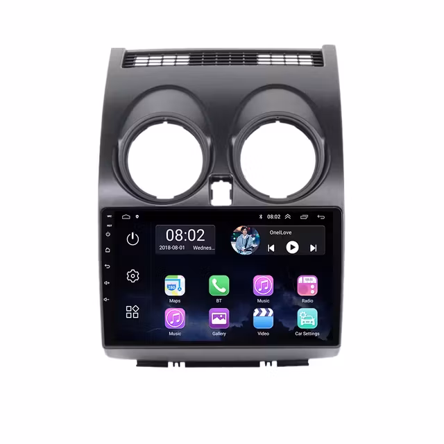 9"android 11,bilstereo  Nissan Qashqai (2006--2013) gps wifi carplay android auto blåtand rds Dsp 32gb