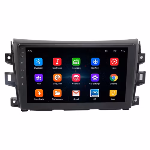 9" android 11, bilstereo Nissan NAVARA NP300 NP 300 (2011---2016) gps wifi carplay android auto blåtand rds Dsp 32gb