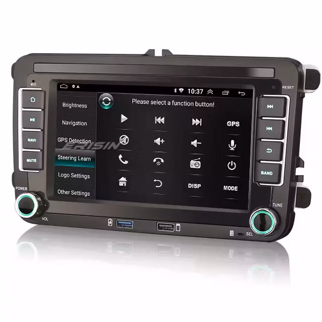 7"android 11 bilstereo  Vw T5 Multivan  Caddy,golf EOS  ,Tiguan  Magotan Sharan  gps 32gb Dsp carplay android auto blåtand rds Dsp DAB