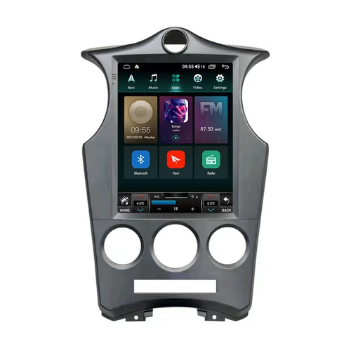 Stordisplay  skärm android11  Kia carens (2007--2011) gps wifi carplay android auto blåtand rds Dsp 32gb