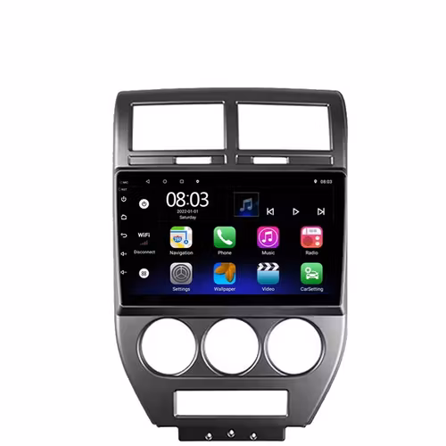 9" Android 11, bilstereo Jeep compass,Patriot (2006--2010),gps,wifi 32GB DSP Carplay  4G