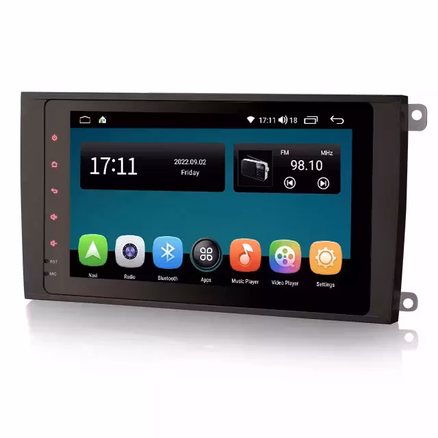 8"android 11 , bilstereo Porsche Cayenne (2003-2010) gps wifi carplay android auto blåtand rds Dsp 32gb DAB, 4G LTE