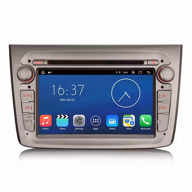 7"android 11  , bilstereo Alfa Romeo Mito ( 2008-2019) gps 32gb Dsp blåtand rds  CarPlay android auto  4G-modul ,Dvd- spelare