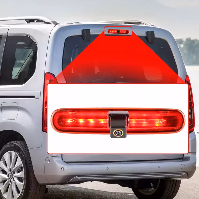 170° Vattentät Backkamer Opel Combo 2011-- 2018