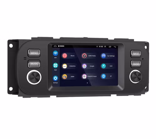 5"android 11 bilstereo Jeep Grand Cherokee , liberty,  wrangler (1999-- 2007) gps carplay  android auto  16GB dsp wifi Bluetooth  rds