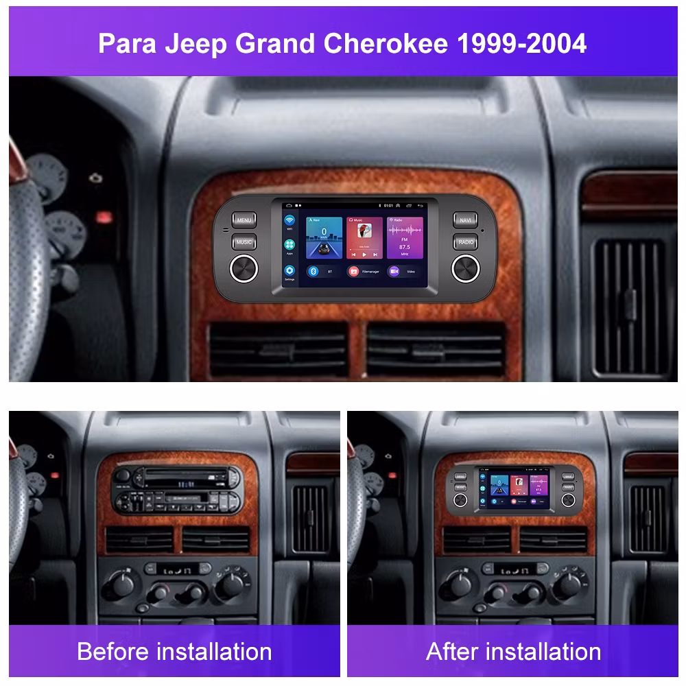 5" android 11 bilstereo Dodge ram caravan  dacota durango  neon viper  pickup ( 2001--2009) gps wifi dsp  RAM:4GB,ROM:64GB, Bluetooth rds  CarPlay android auto,4G LTE
