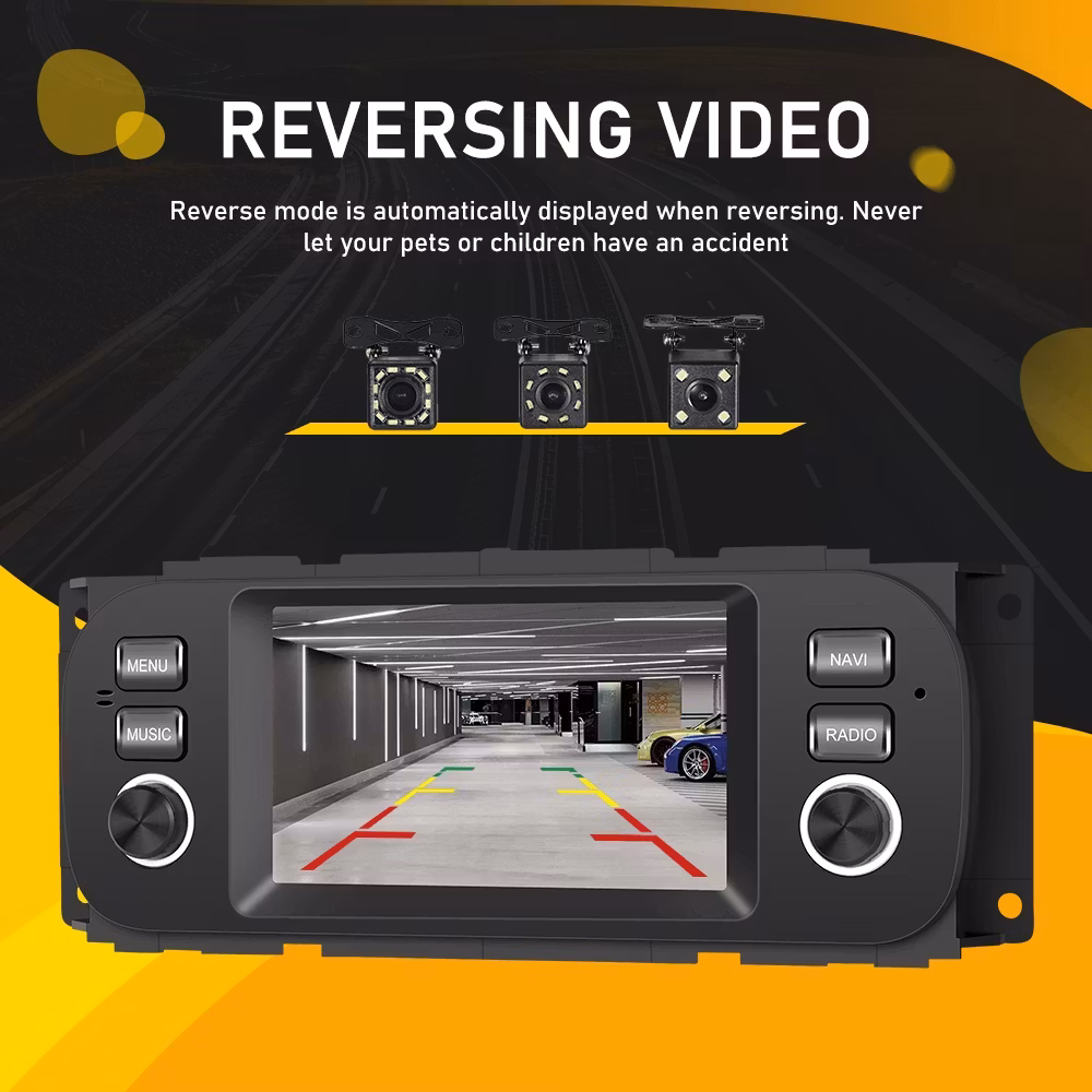 5" android 11 bilstereo Dodge ram caravan  dacota durango  neon viper  pickup ( 2001--2009) gps wifi dsp  RAM:4GB,ROM:64GB, Bluetooth rds  CarPlay android auto,4G LTE