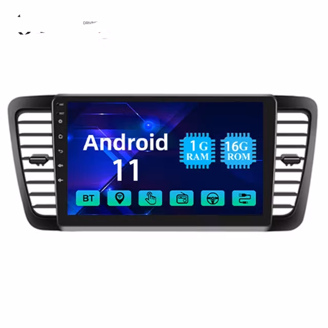 9"android 11. Bilstereo  Subaru Legacy ( 2003-2009) gps wifi carplay android auto blåtand rds 32gb