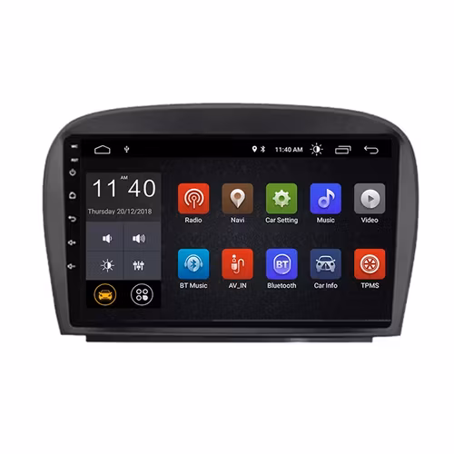8"android 11,bilstereo Mercedes-Benz  SL R230 ,SL350,SL500,SL65,SL55,SL600 (2001--2011) rds,gps, wifi  ,32GB,blåtand, carplay  ,android auto, 4GSIM