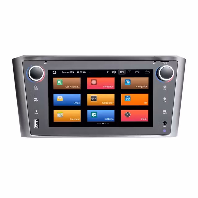 7"android 11 bilstereo  TOYOTA Avensis ( 2002--2008) gps wifi carplay android auto blåtand rds Dsp 64gb