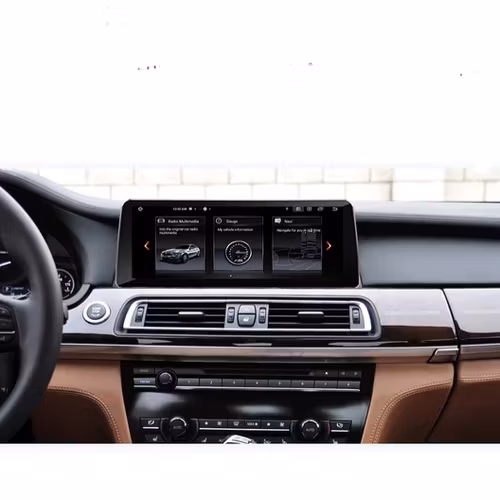 12.3" android 12 bilstereo BMW 7 Series F01/F02 2013---2017 NBT system gps carplay android auto blåtand rds Dsp 64gb  4g