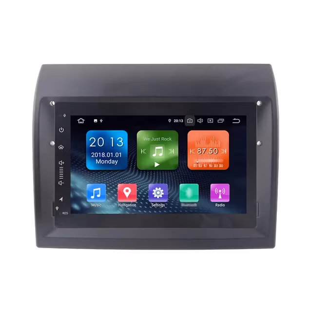 7"android 12 bilstereo   PEUGEOT BOXER (2011-2015) gps carplay android auto blåtand rds Dsp  wifi 64GB